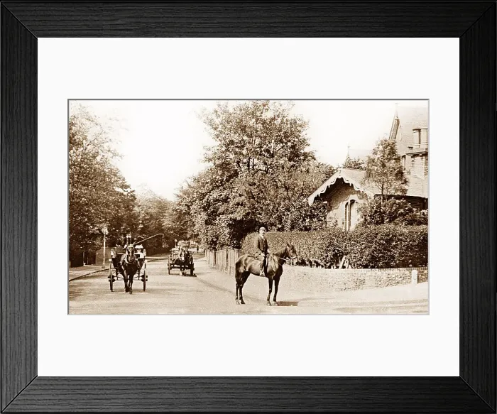 Framed Print : Sutton Brighton Road early 1900s Framed Print : Sutton Brighton Road early 1900s
