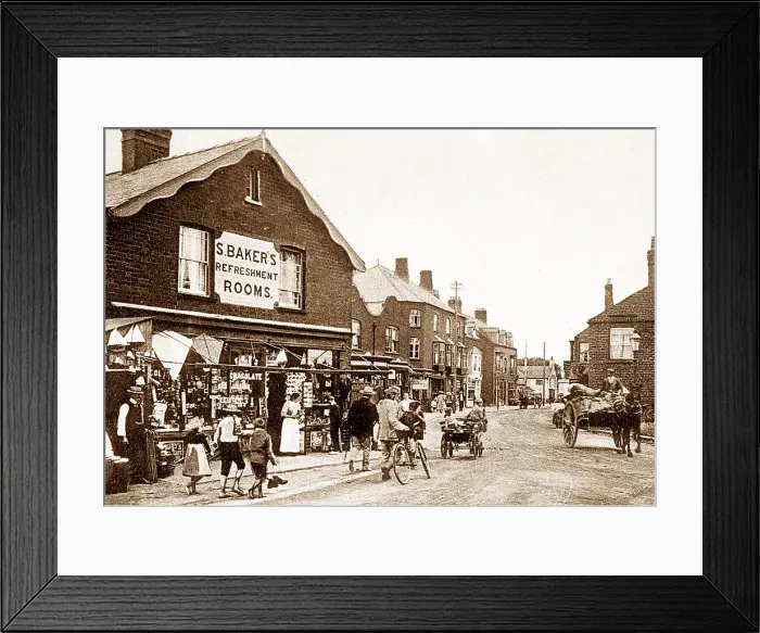 Framed Print : High Street, Sutton on Sea Framed Print : High Street, Sutton on Sea