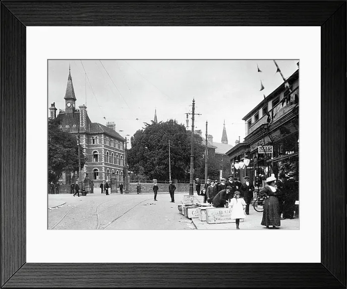 Framed Print : Swansea St. Helen's Road early 1900s Framed Print : Swansea St. Helen's Road early 1900s