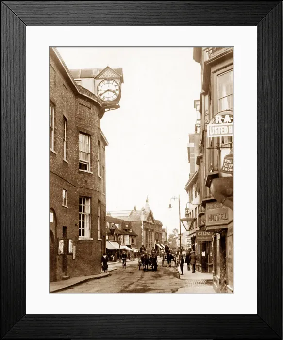 Framed Print : Fore Street, Hertford