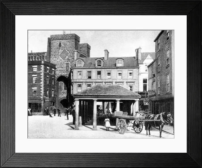 Framed Print : Hexham Hall Gate early 1900s Framed Print : Hexham Hall Gate early 1900s