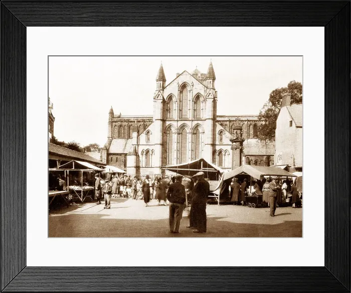 Framed Print : Market Day, Hexham Framed Print : Market Day, Hexham