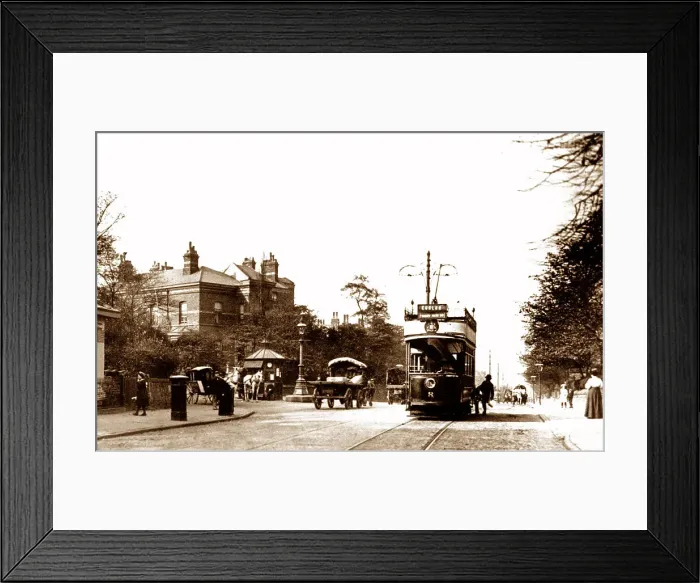 Framed Print : Higher Broughton Kersal Bar early 1900s Framed Print : Higher Broughton Kersal Bar early 1900s