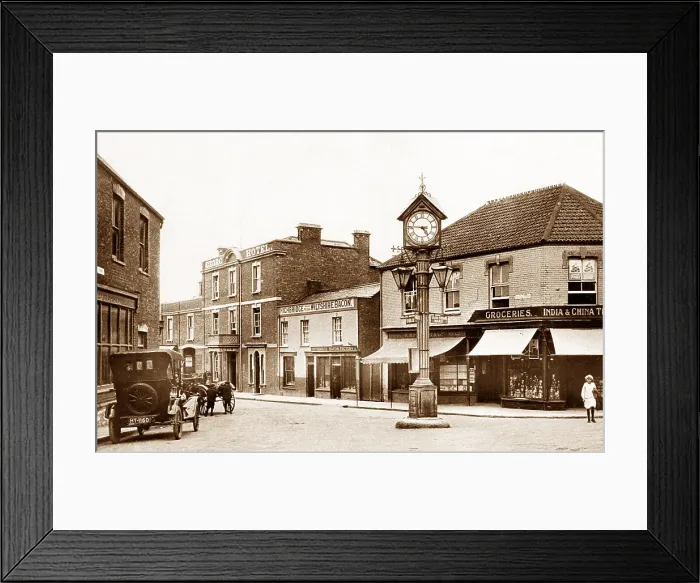 Framed Print : Highbridge Cornhill probably 1920s Framed Print : Highbridge Cornhill probably 1920s