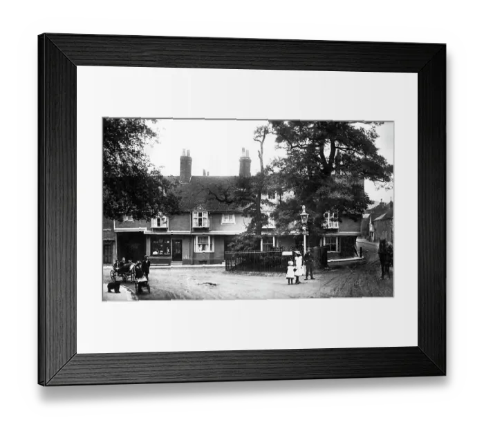 Framed Print : Hitchin The Triangle early 1900s Framed Print : Hitchin The Triangle early 1900s
