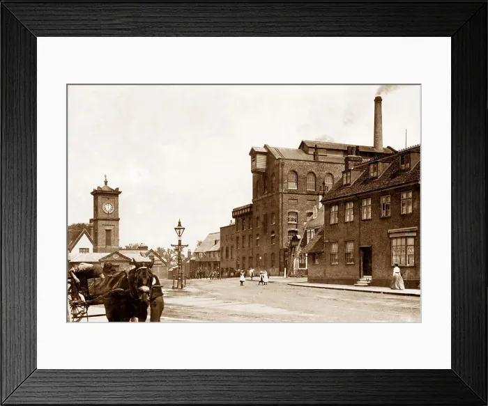 Framed Print : Hoddesdon early 1900s Framed Print : Hoddesdon early 1900s