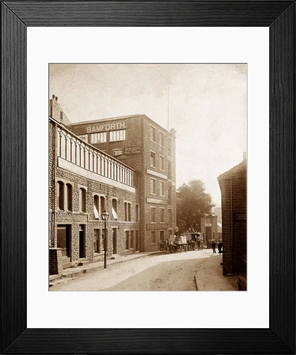 Framed Print : Bamforths factory, Holmfirth