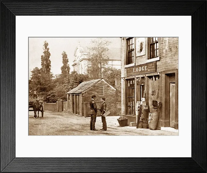 Framed Print : Huddersfield Road, Holmfirth Framed Print : Huddersfield Road, Holmfirth