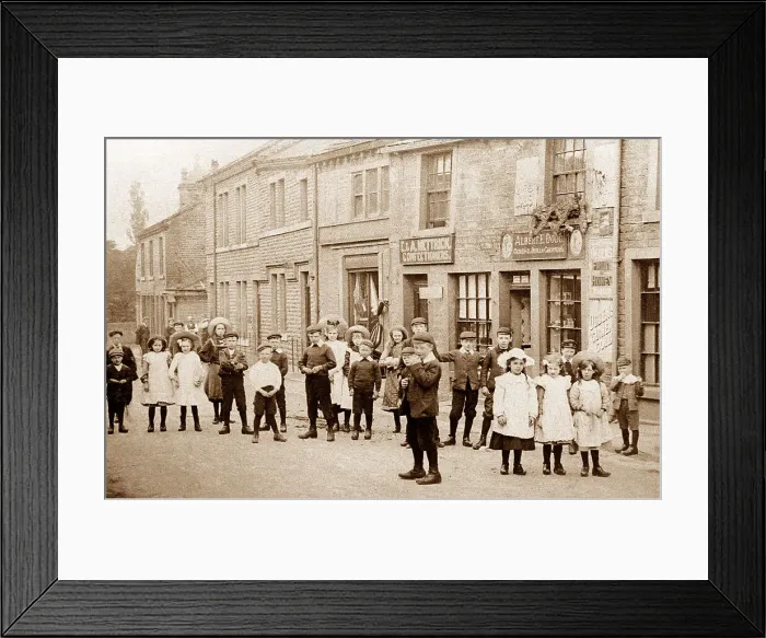 Framed Print : Huddersfield Road, Holmfirth Framed Print : Huddersfield Road, Holmfirth