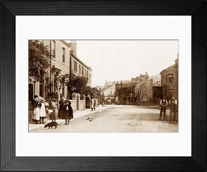 Framed Print : Huddersfield Road, Holmfirth Framed Print : Huddersfield Road, Holmfirth