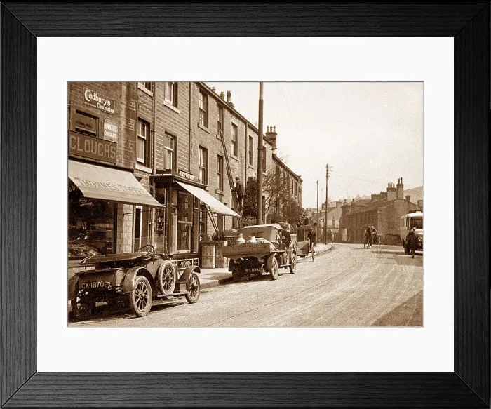 Framed Print : Huddersfield Road, Holmfirth Framed Print : Huddersfield Road, Holmfirth