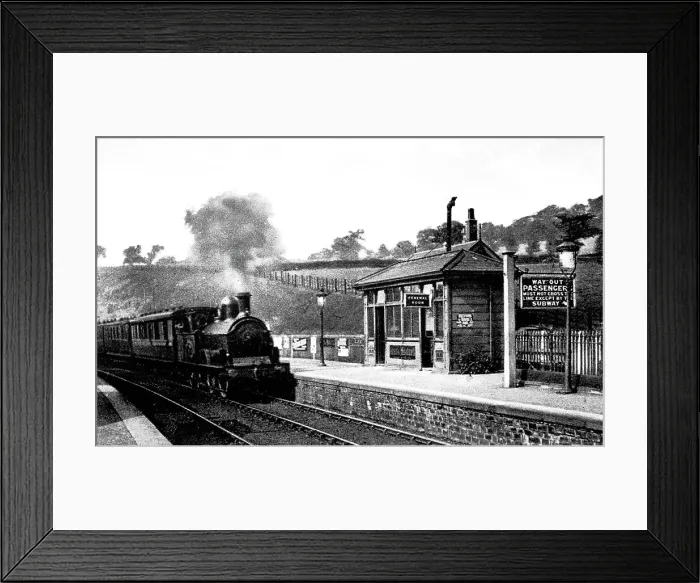 Framed Print : Honley Railway Station Framed Print : Honley Railway Station