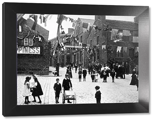 Honley Market Place early 1900s