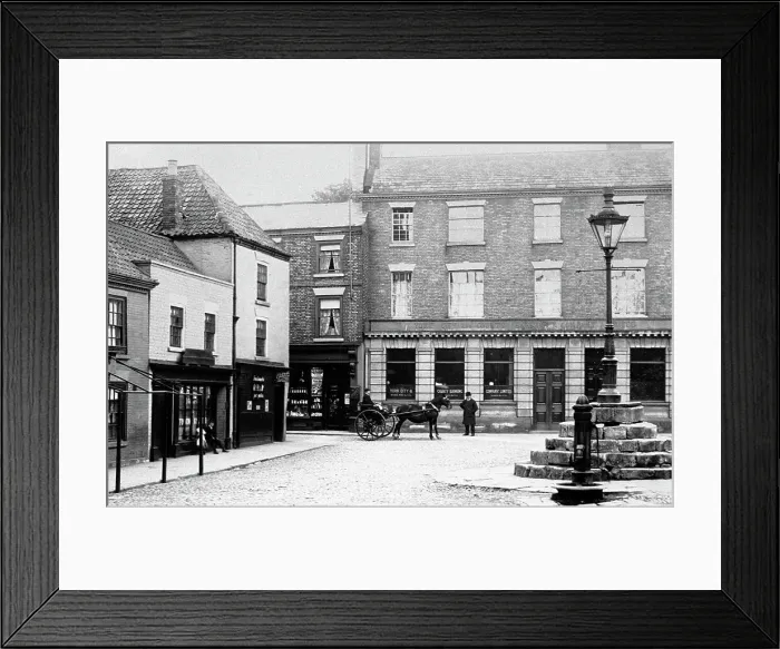 Framed Print : Howden Market Place early 1900s
