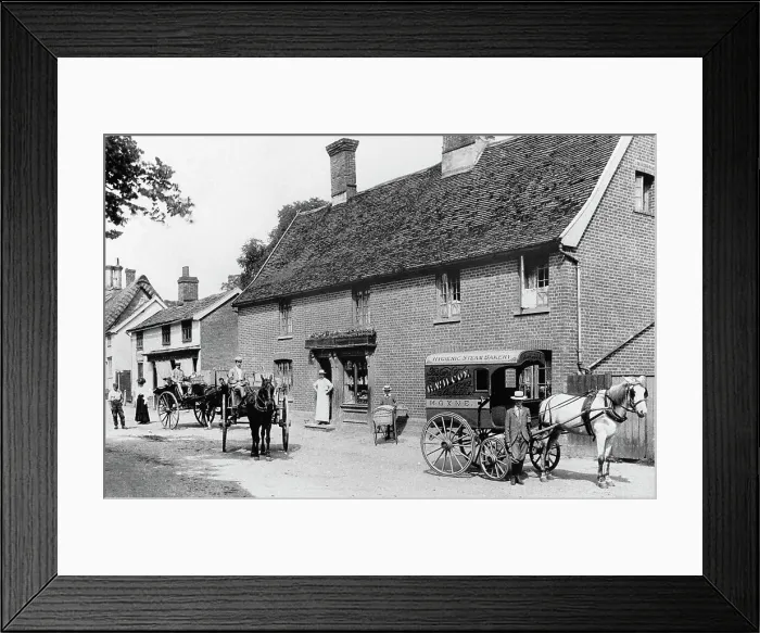 Framed Print : Hoxne Bakery early 1900s Framed Print : Hoxne Bakery early 1900s