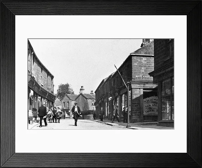 Framed Print : Hoyland King Street early 1900s Framed Print : Hoyland King Street early 1900s