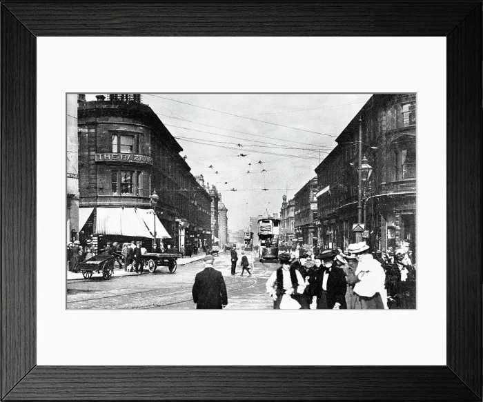 Framed Print : John William Street, Huddersfield Framed Print : John William Street, Huddersfield