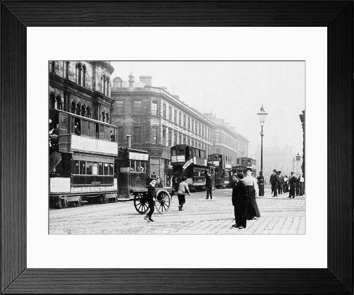 Framed Print : John William Street, Huddersfield Framed Print : John William Street, Huddersfield
