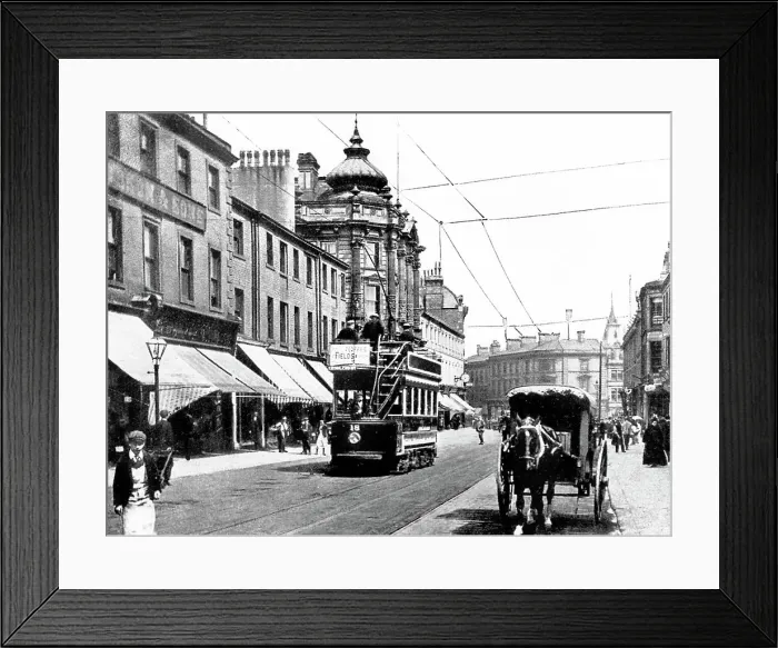 Framed Print : New Street, Huddersfield Framed Print : New Street, Huddersfield