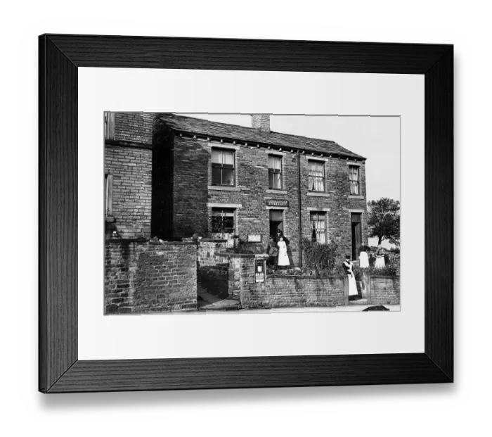 Framed Print : Sheepridge Post Office Huddersfield early 1900s Framed Print : Sheepridge Post Office Huddersfield early 1900s