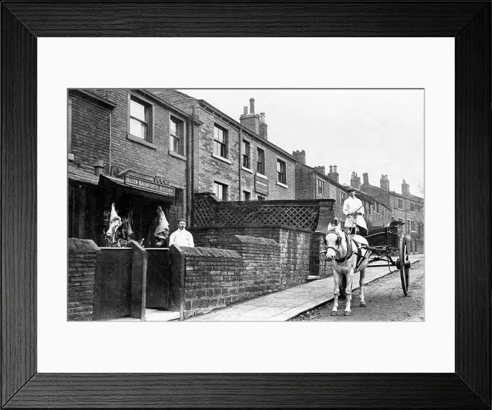 Framed Print : Huddersfield Sheepridge Road early 1900s Framed Print : Huddersfield Sheepridge Road early 1900s