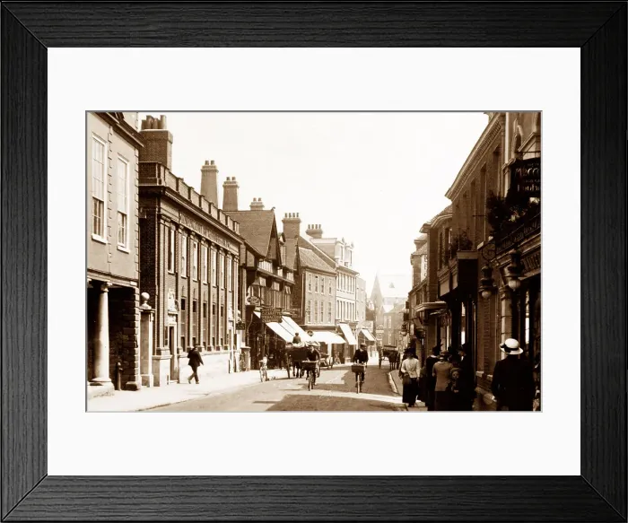 Framed Print : Hythe Town Hall early 1900s Framed Print : Hythe Town Hall early 1900s