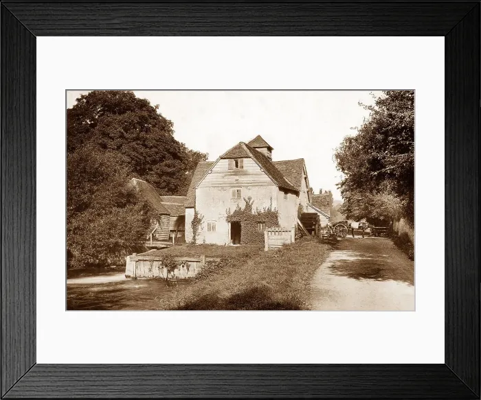 Framed Print : Mapledurham Mill early 1900s Framed Print : Mapledurham Mill early 1900s