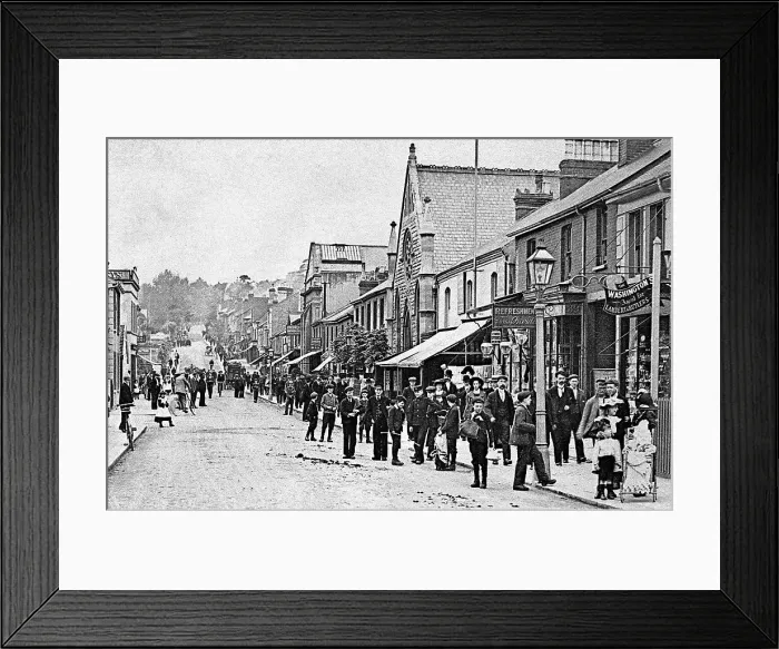 Framed Print : Redhill Brighton Road early 1900s Framed Print : Redhill Brighton Road early 1900s
