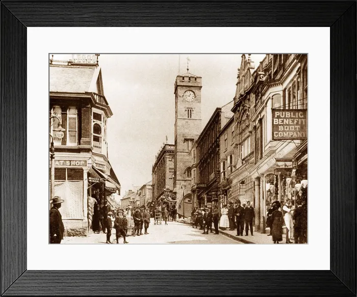 Framed Print : Fore Street, Redruth Framed Print : Fore Street, Redruth