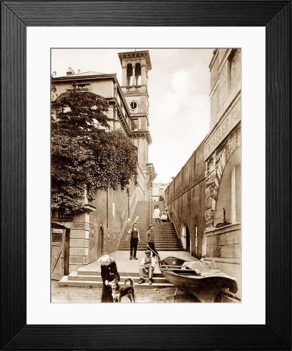 Framed Print : The Steps, Richmond Framed Print : The Steps, Richmond