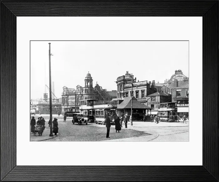 Framed Print : Rochdale Broadway probably 1920s Framed Print : Rochdale Broadway probably 1920s