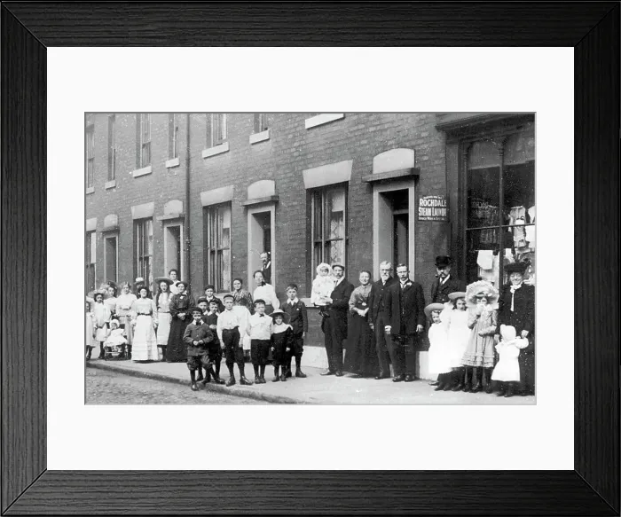 Framed Print : Rochdale Ramsey Street early 1900s Framed Print : Rochdale Ramsey Street early 1900s