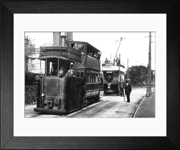Framed Print : Sudden steam trams, Rochdale Framed Print : Sudden steam trams, Rochdale