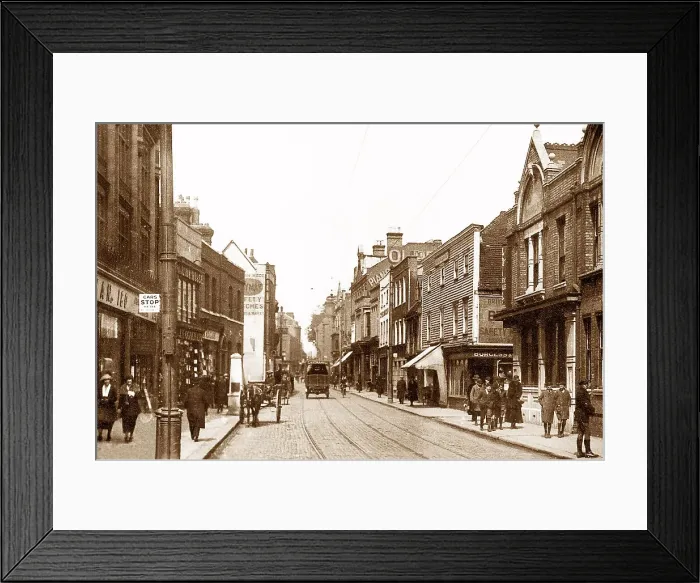 Framed Print : High Street, Rochester Framed Print : High Street, Rochester