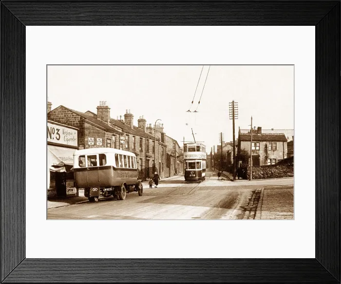 Framed Print : Town Street, Rodley Framed Print : Town Street, Rodley