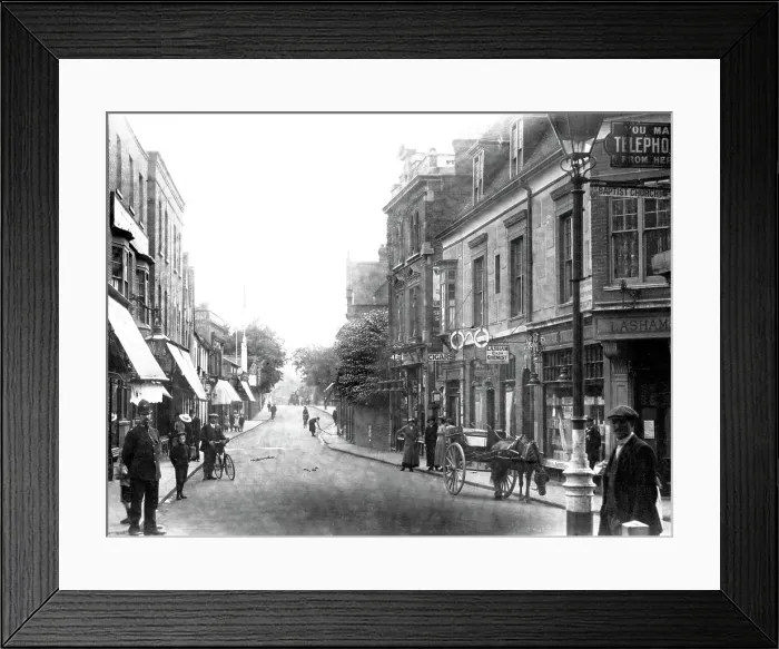 Framed Print : Romford South Street early 1900s Framed Print : Romford South Street early 1900s
