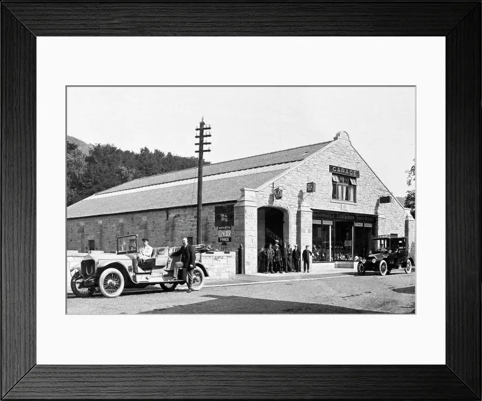 Framed Print : Rothbury Lee's Garage probably 1920s Framed Print : Rothbury Lee's Garage probably 1920s