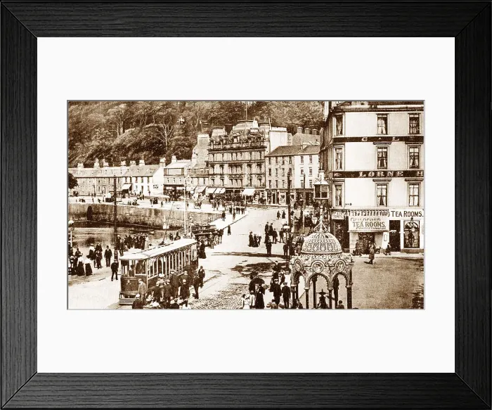 Framed Print : Rothesay Isle of Bute Guildford Square Victorian period Framed Print : Rothesay Isle of Bute Guildford Square Victorian period