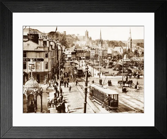 Framed Print : Rothesay Guildford Square Isle of Bute Victorian period Framed Print : Rothesay Guildford Square Isle of Bute Victorian period