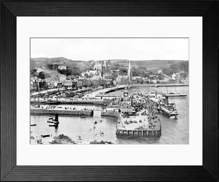 Framed Print : Rothesay Harbour Isle of Bute Victorian period Framed Print : Rothesay Harbour Isle of Bute Victorian period