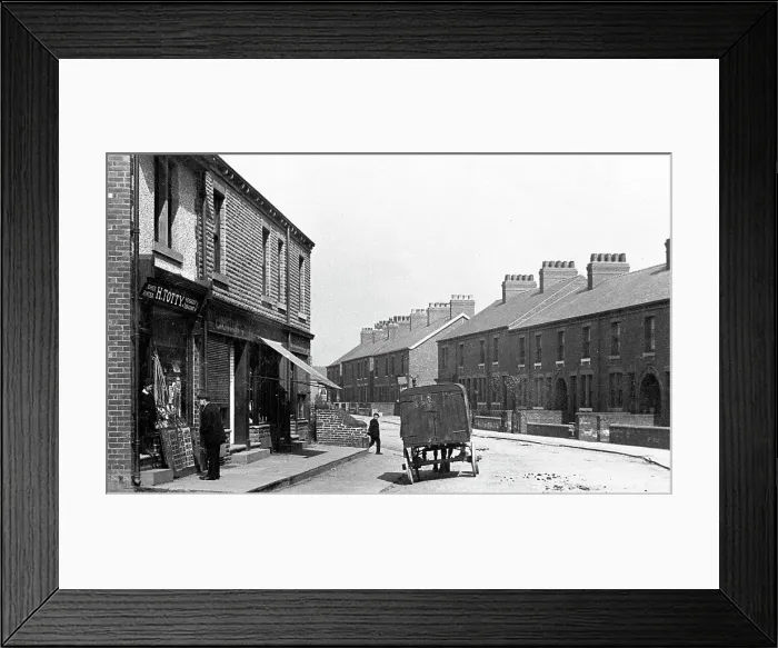 Framed Print : Royston Midland Road early 1900s Framed Print : Royston Midland Road early 1900s