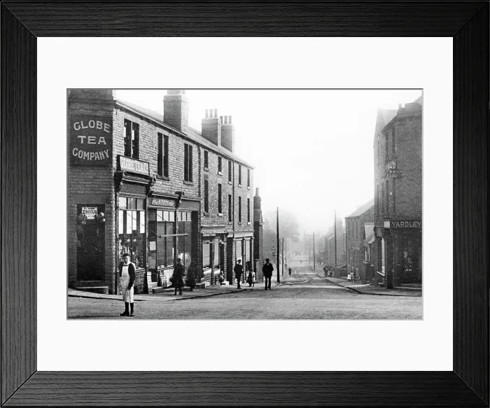 Framed Print : Royston Church Street early 1900s Framed Print : Royston Church Street early 1900s