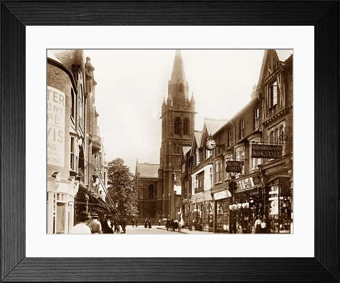 Framed Print : Regent Street, Rugby Framed Print : Regent Street, Rugby