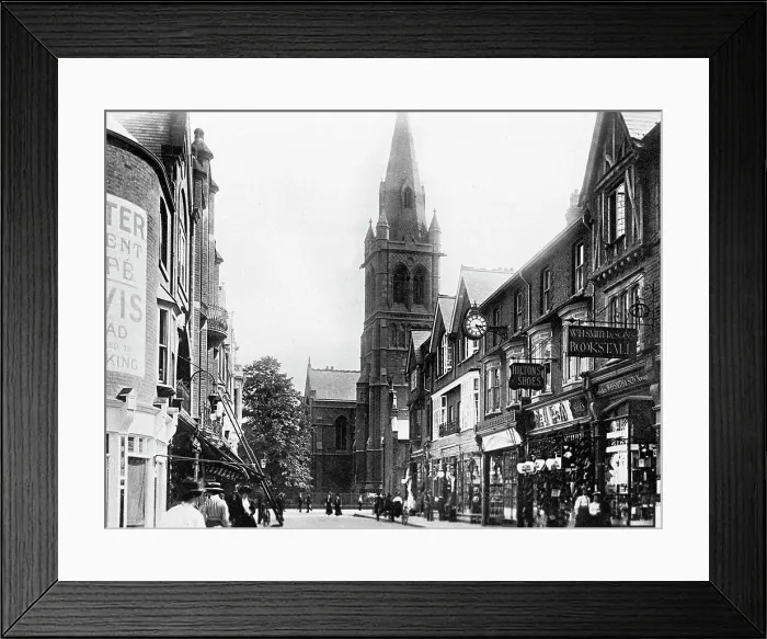 Framed Print : Rugby Regent Street early 1900s Framed Print : Rugby Regent Street early 1900s