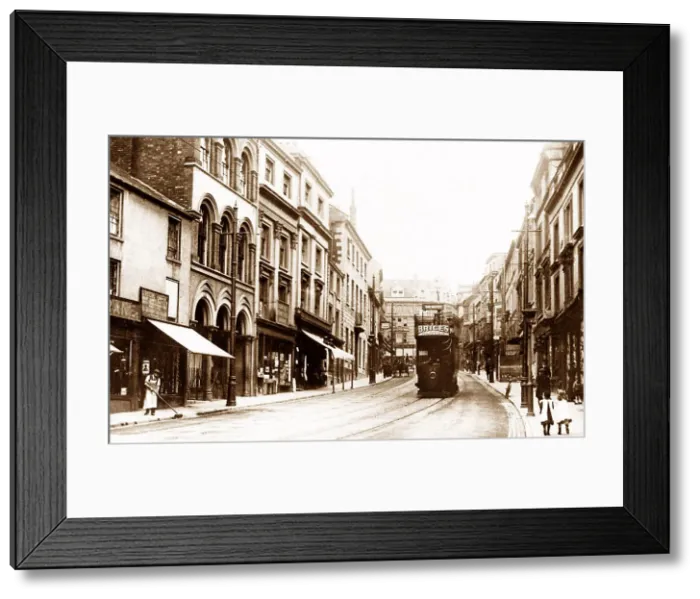 Framed Print : Northampton Bridge Street early 1900s Framed Print : Northampton Bridge Street early 1900s