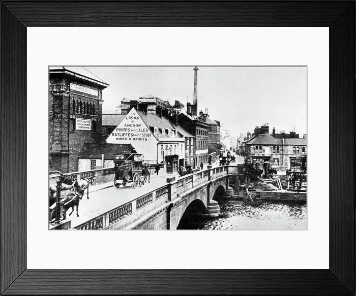 Framed Print : South Bridge, Northampton Framed Print : South Bridge, Northampton