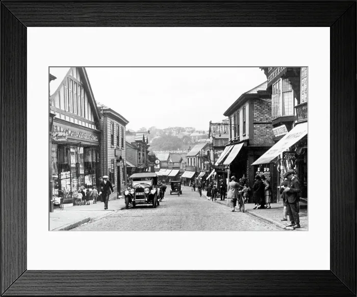 Framed Print : Northwich Witton Street probably 1930s Framed Print : Northwich Witton Street probably 1930s