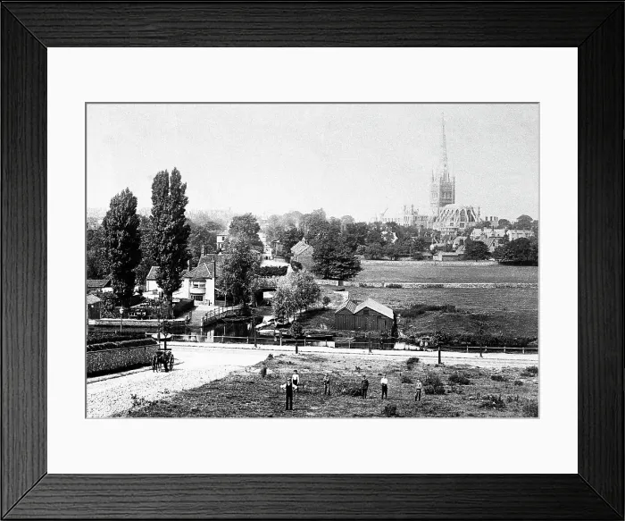 Framed Print : Norwich from Rosary Road early 1900s Framed Print : Norwich from Rosary Road early 1900s