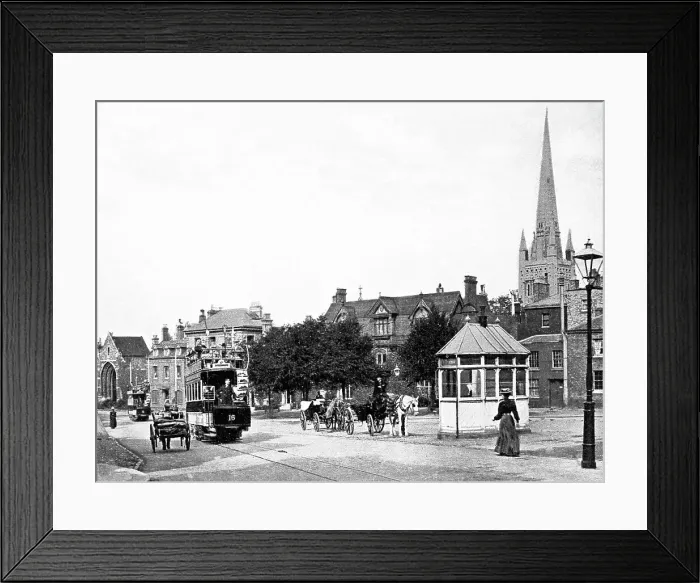 Framed Print : Tombland, Norwich Framed Print : Tombland, Norwich