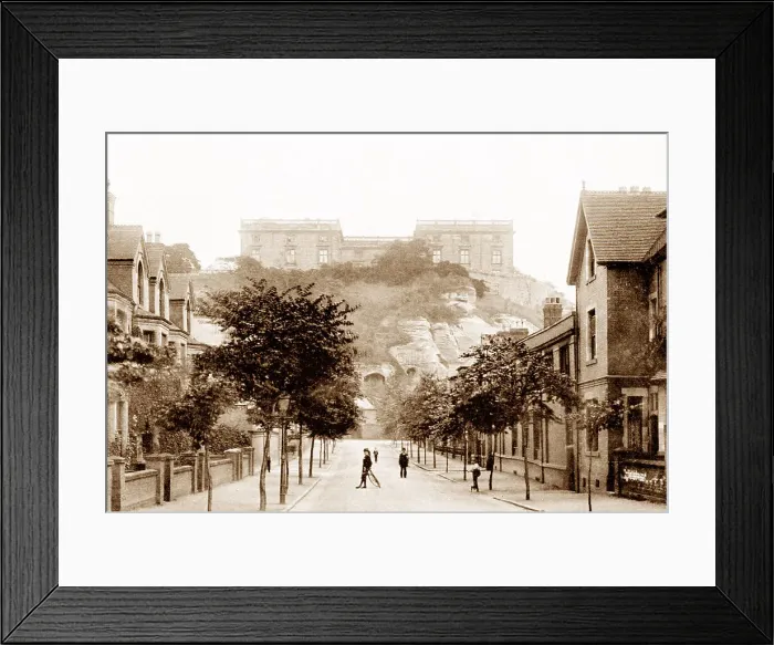 Framed Print : Nottingham Castle early 1900s Framed Print : Nottingham Castle early 1900s